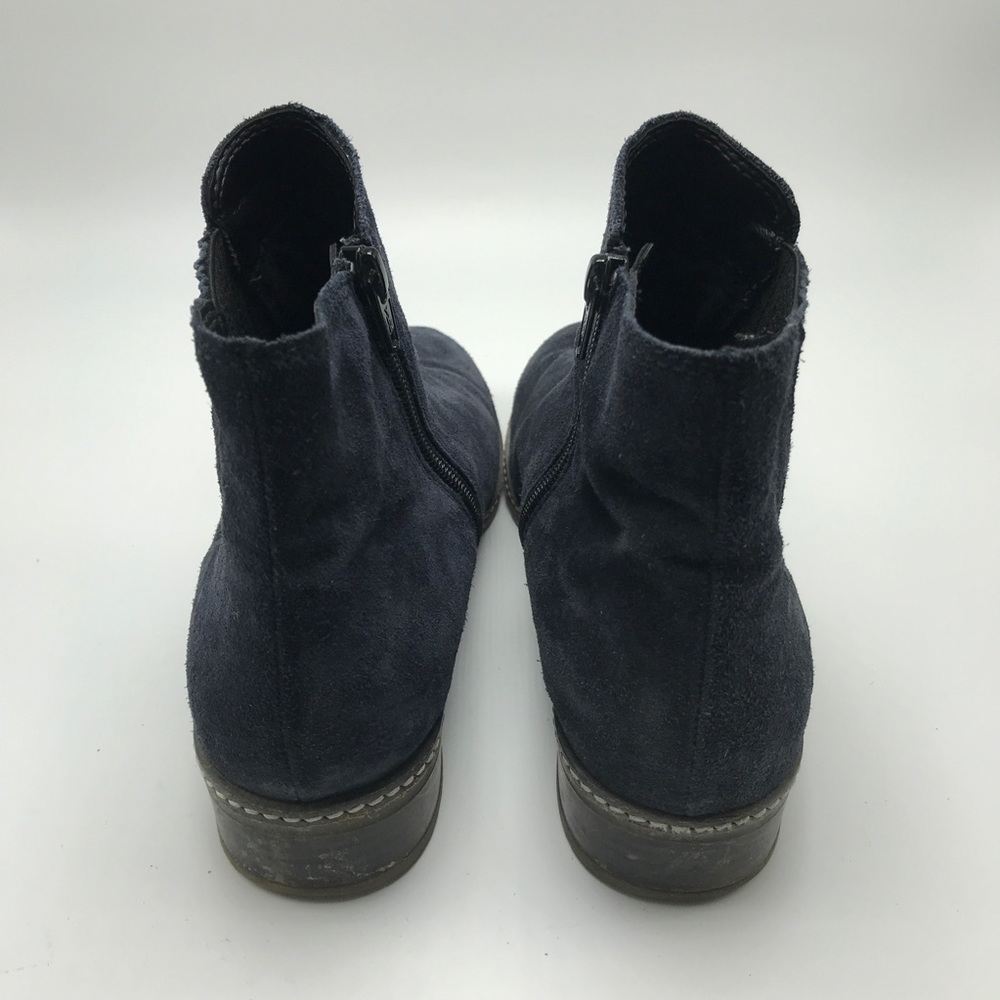 Gabor Chelsea Pescara Navy Blue Suede Boots Sz 5.5 - Picture 4 of 8